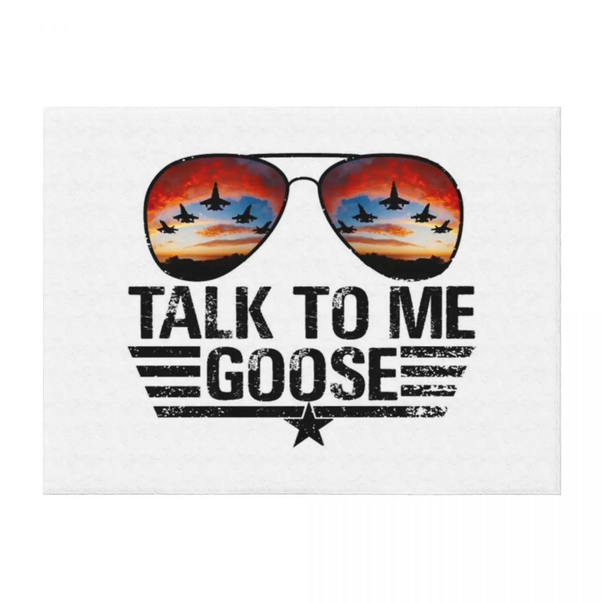 

Talk To Me Goose Throw Blanket Luxury Brand Flannels Loose christmas gifts Blankets