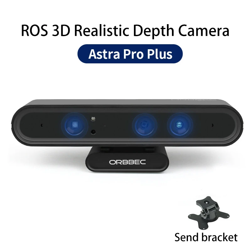 ORBBEC Astra Pro Plus  3D Depth Camera Vision 0.6-8M Range Development Camera Compatible with ROS1/ROS2 System