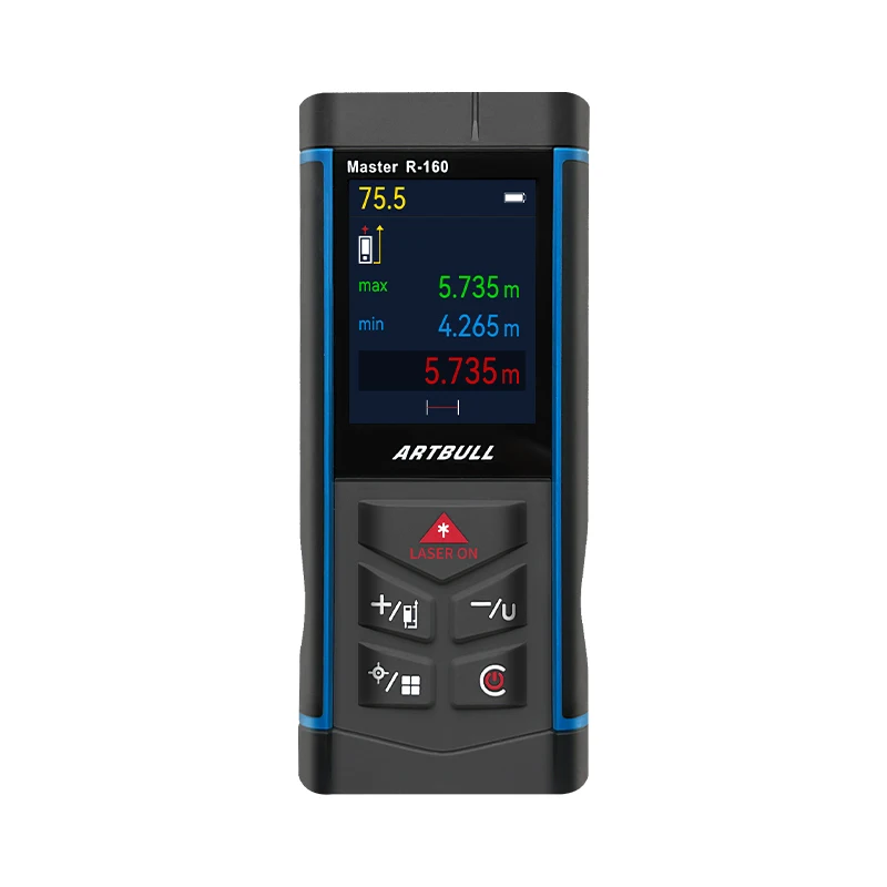 ARTBULL Laser Distance Meter Rangefinder 160m مع كاميرا شاشة ملونة قابلة للشحن في الهواء الطلق