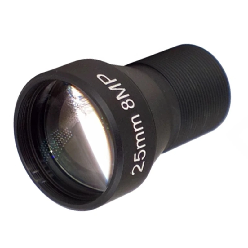APPLIA-HD 4K 8MP CCTV Lens 25MM M12 Mount Low Distortion Aperture F1.6 Format 1/1.8Inch For Action Camera