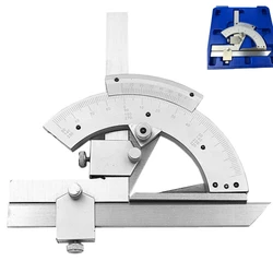 Allsome 320° Universal Protractor 0.02 Precision Goniometer Angle Measuring Finder Ruler Tool Woodworking Measuring Tool