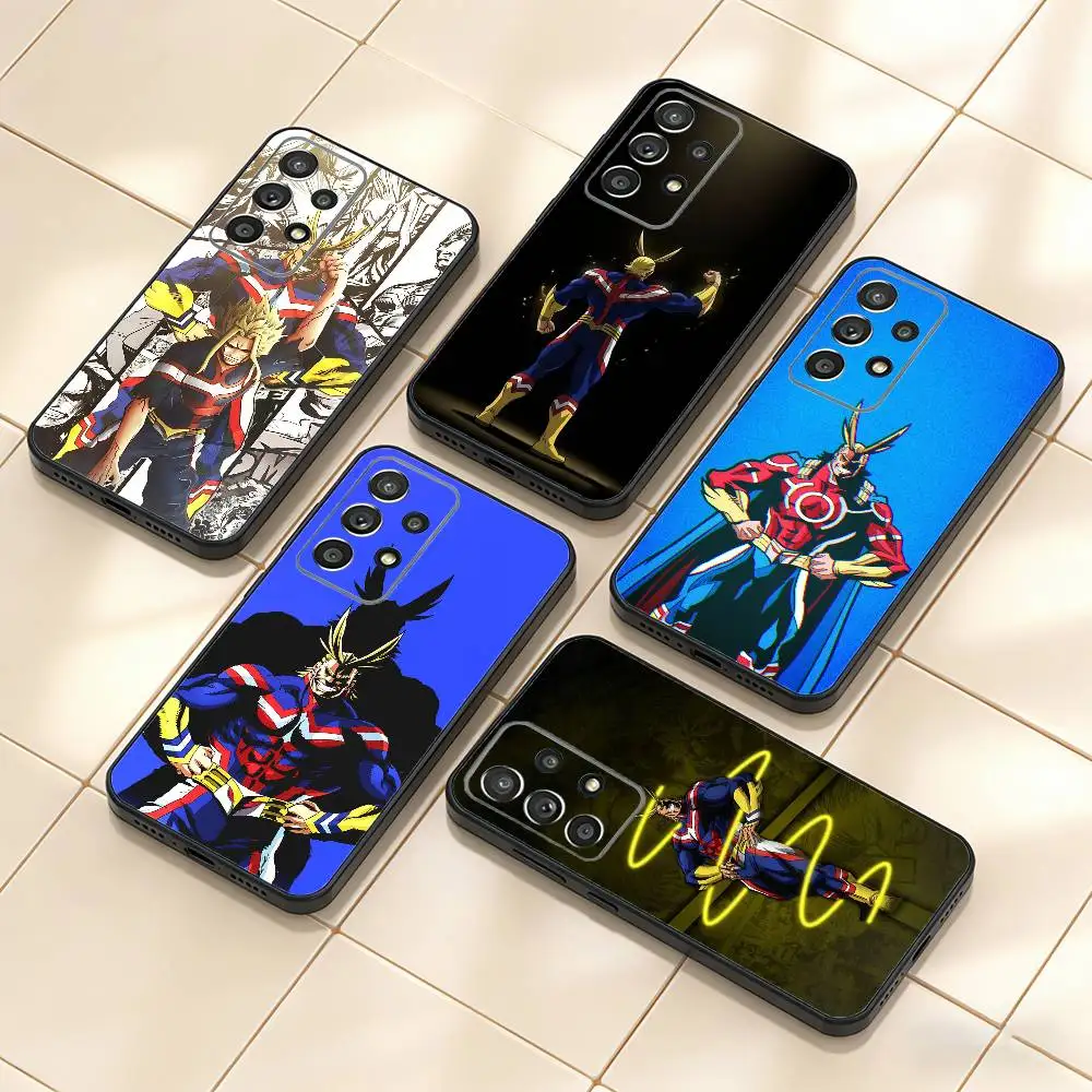 Hero Academia All Might   Phone Case For Samsung S25,S24,S21,S22,S23,S30,Ultra,S20,Plus,Fe,Note,10,9,5G Black Cover