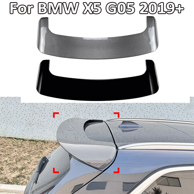 

2019 + For BMW X5 G05 GLOSS BLACK Spoiler Rear Roof TRUNK Top Tail Tailgate Splitter Lip Wind Spoiler Wing Modification Spoilers