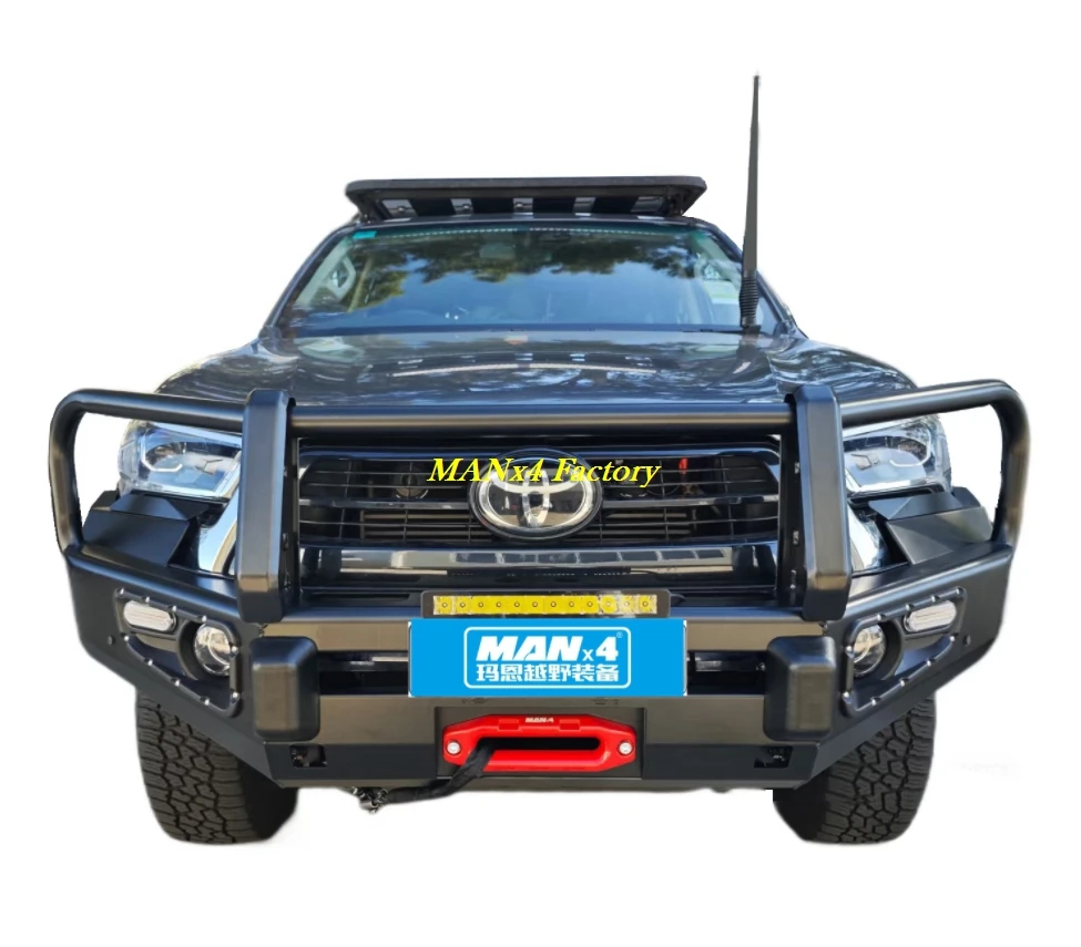 

Стальной передний бампер Стальной бампер Hilux Bull Bar для Hilux 2021+ SR