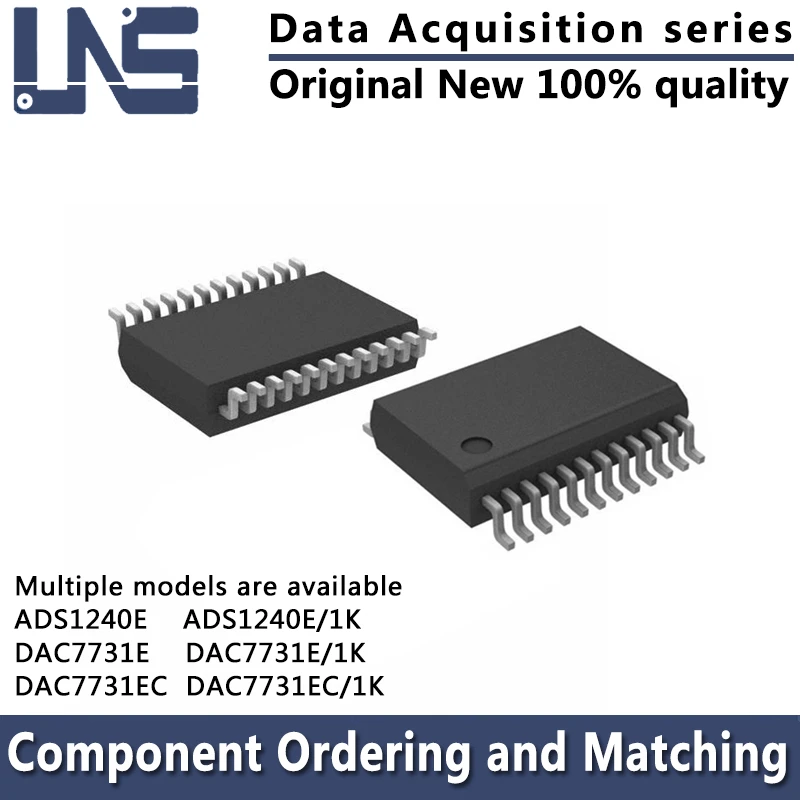 

1PCS ADS1240E DAC7731E DAC7731EC ADS1240E/1K DAC7731E/1K DAC7731EC/1K SSOP-24 Data Acquisition