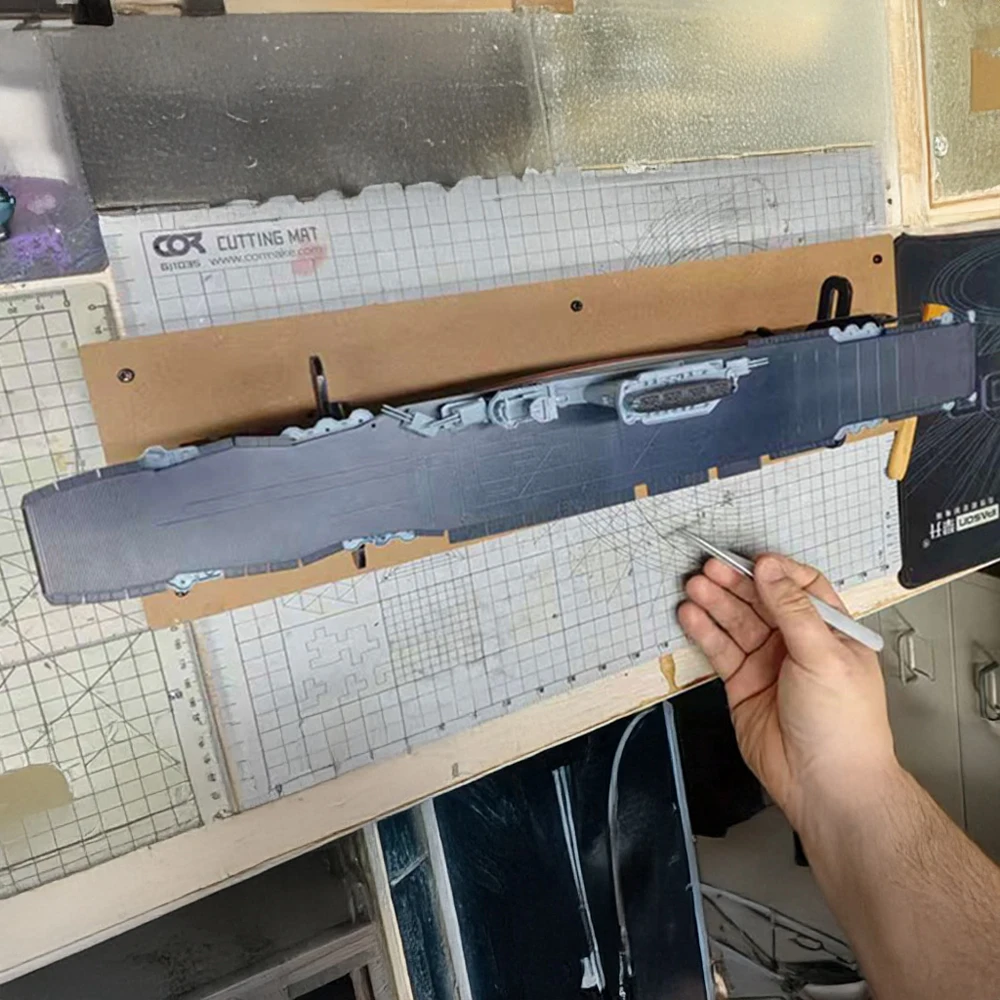 Ship Building Stand Holder Adjustable Warship Building Berth Jig with Compatible Clamp Assembly Stand for Naval models