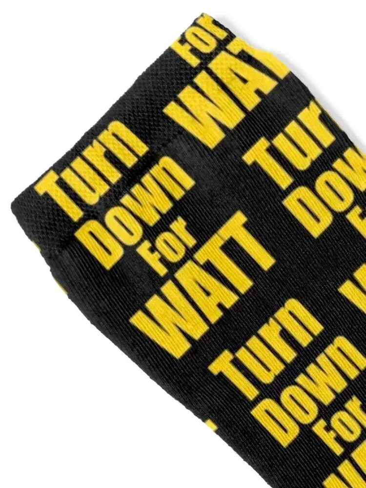 Turn Down for WATT Socks winter christmas gifts Boy Socks Women's