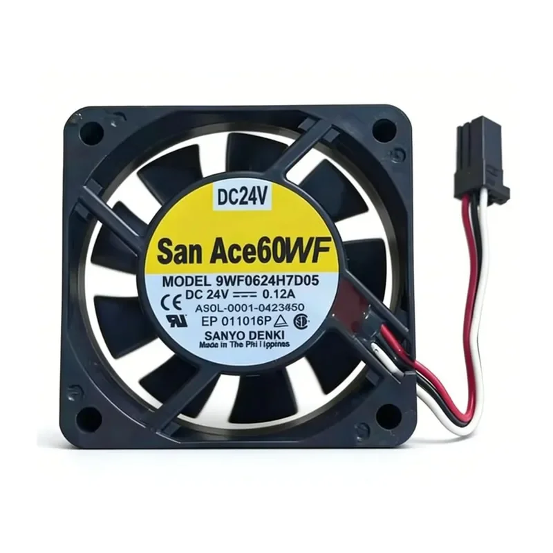 for Sanyo 9WF0624H7D05 03 04 SanAce60WF Fan for Fanuc Special Cooling Fan Original Genuine New