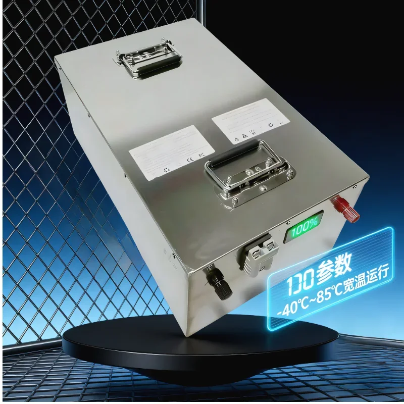 High-Capacity 60V 60/80Ah LiFePO4 Lithium Battery, 10A Rapid Charger, Industrial-Grade Durability for E-Scooters, Forklifts & Of