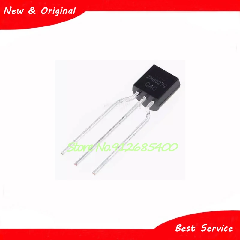 Novo e Original 2N6027G-T92-B 2N6027G TO-92 Em estoque, 10 pcs por lote