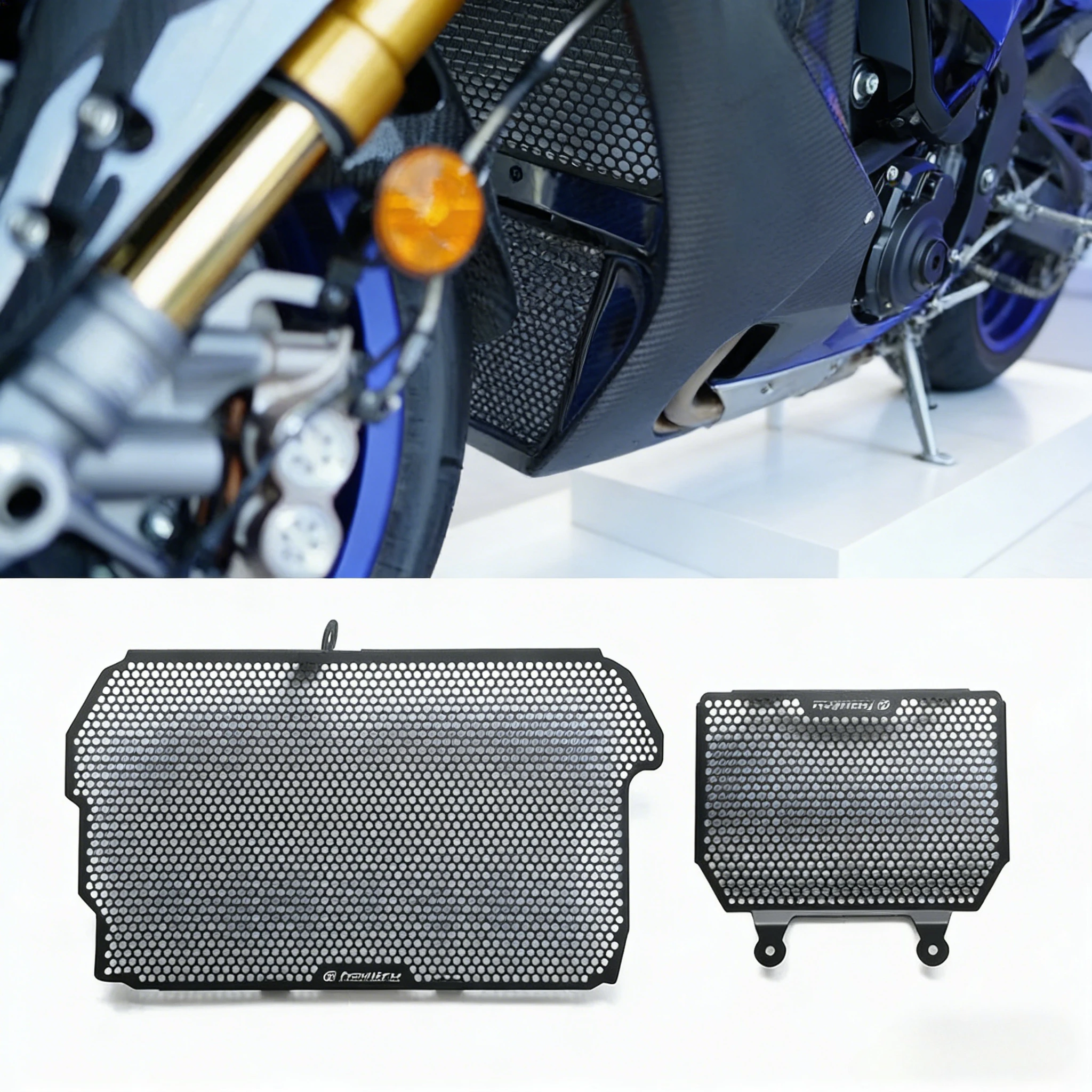 for Yamaha R1 R1M motorcycle honeycomb radiator protection decoration 2015-2025