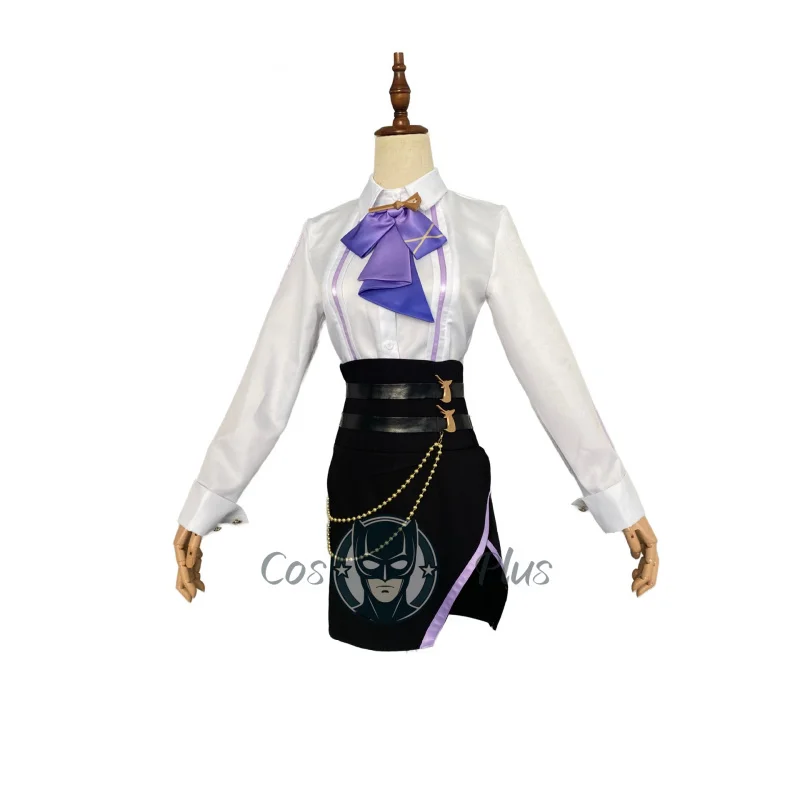 أزياء Clorinde التأثيرية Co-luckin Coffee Outfit Genshin Impact Roleplay Halloween Christmas Carnival Comic Con Party