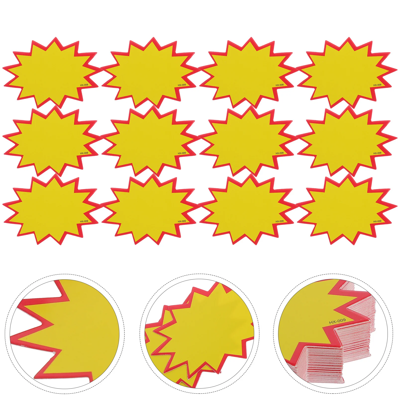 200 Pcs Round Stickers Price Tag Sale Tags for Fundraising Label Commerce Number Replacement Retail Signs Toddler