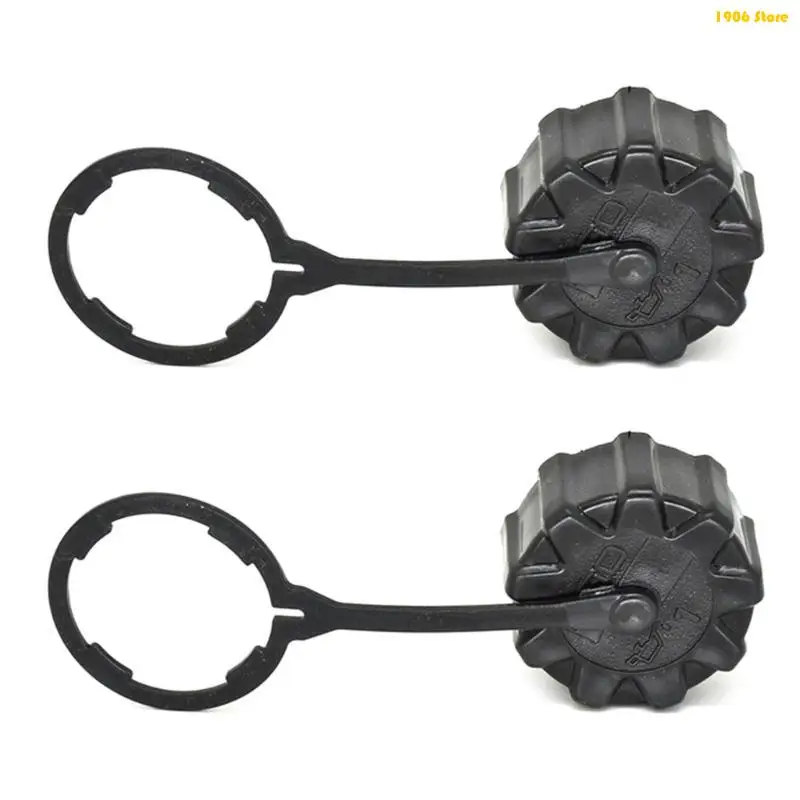 U1JB 2 Pieces Sprayer Drain Covers with Secure Tether Quick Emptying Threaded Caps Suitable Most Sprayers