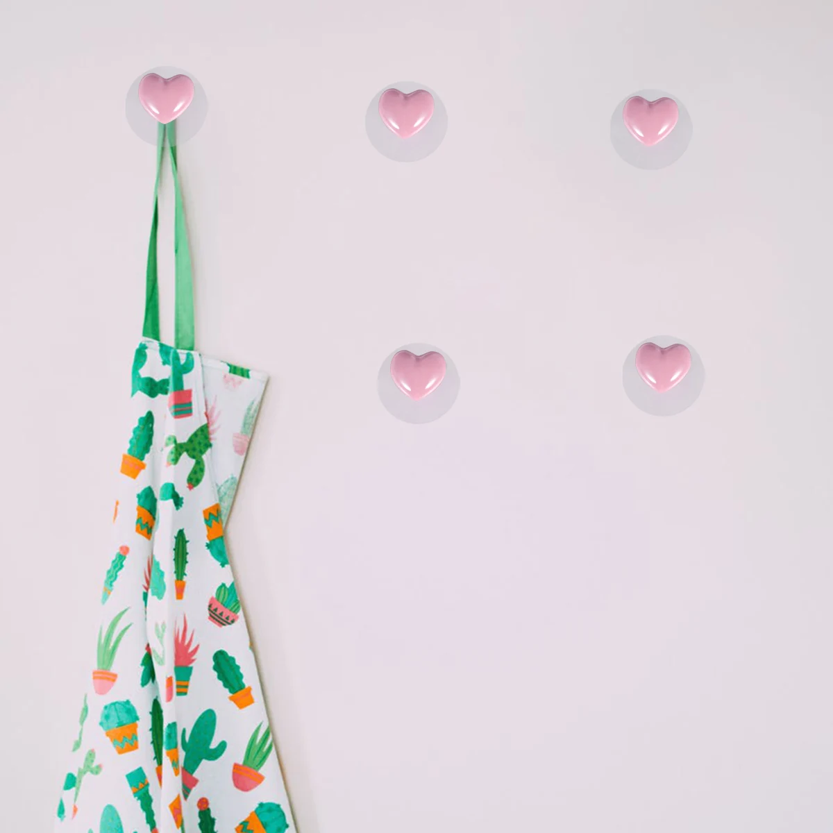 

1Pair Pink Heart Shaped Ceramic Knobs Long Lasting Drawer Pulls for Home Decor Door Knob Ceramic Hooks Drawer Door Hooks