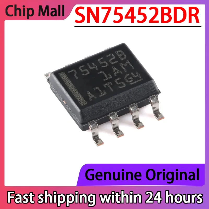 

1PCS Original Genuine SN75452BDR SOIC-8 30V Dual Output Driver Chip