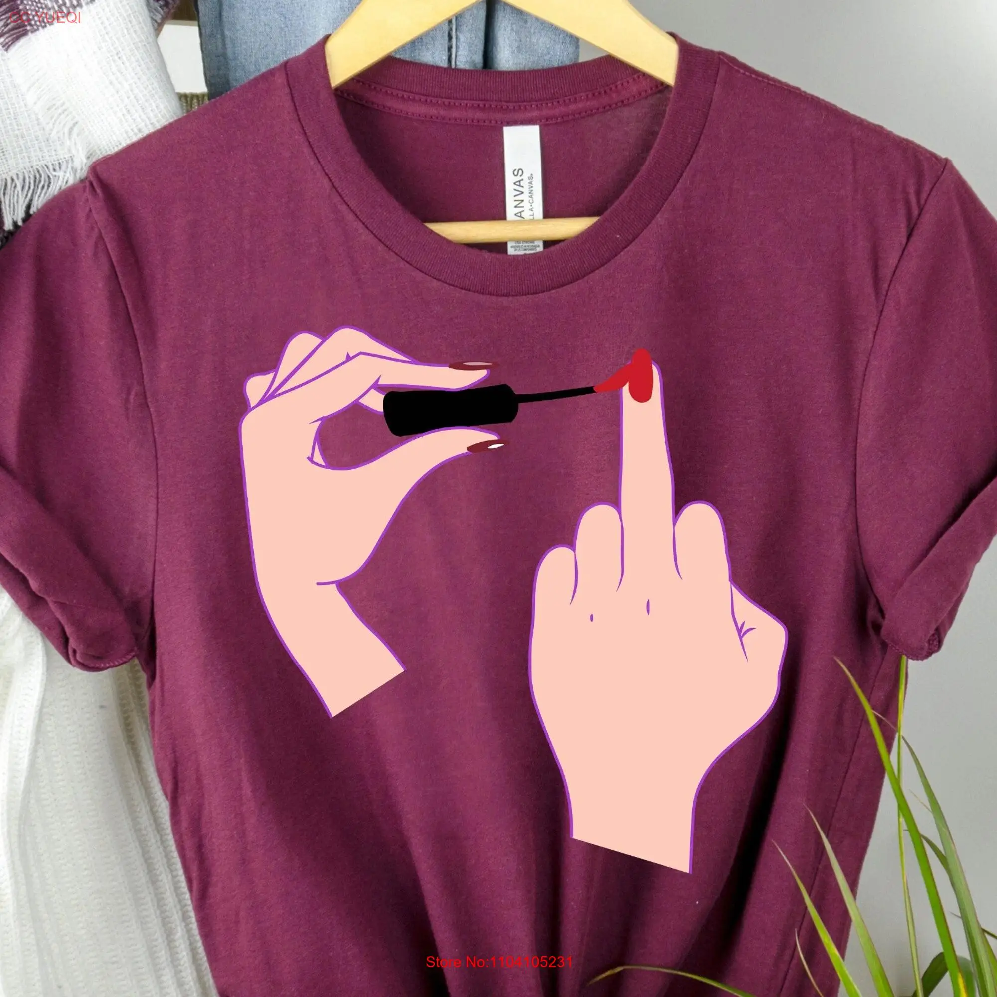 Funny Manicure shirt ManicurisT T nail technician gift beautician For Her Fotr Mom tech tee long or short sleeves