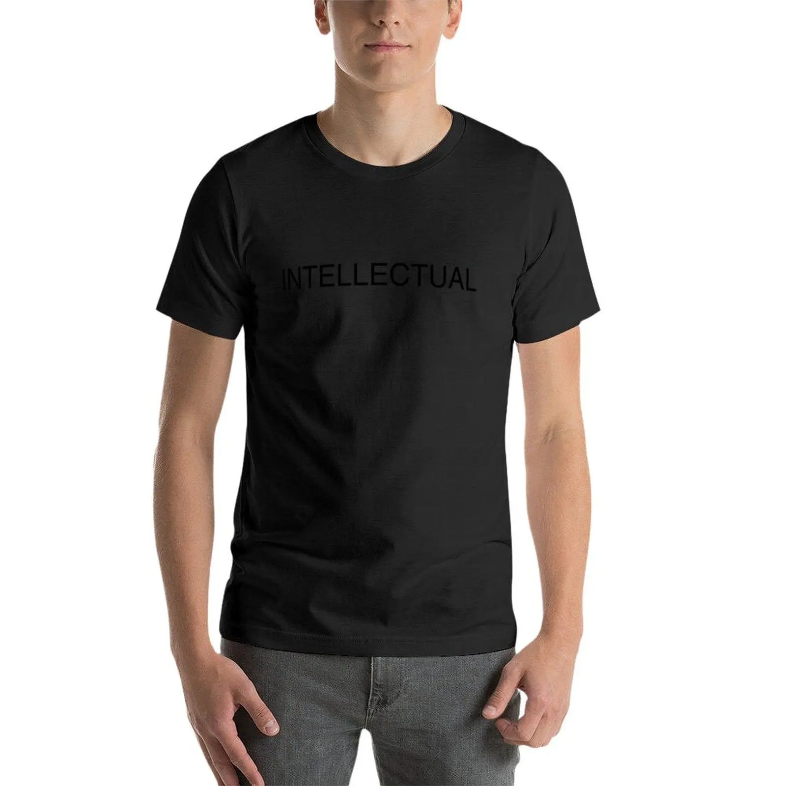 I am INTELLECTUAL T-Shirt quick-drying oversizeds designer t shirt men