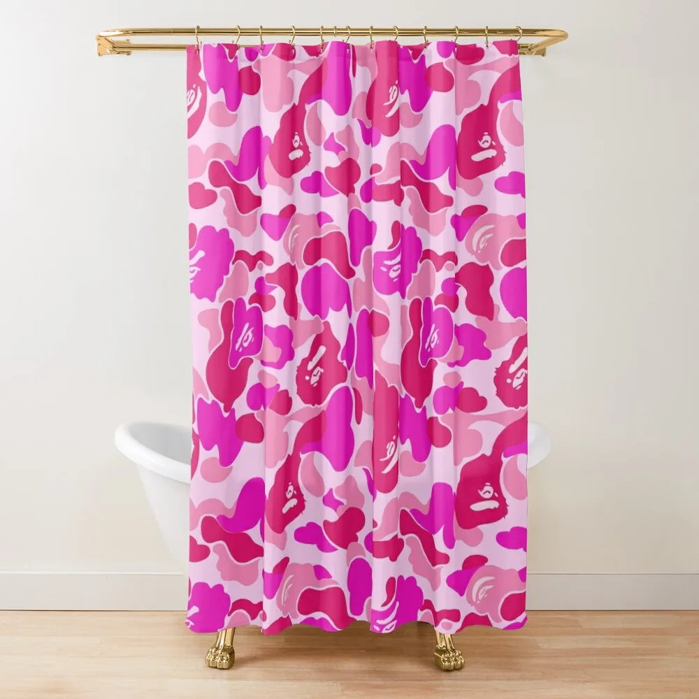 

camo pink Shower Curtain Modern Bathroom Accessories For Shower Bathroom Decor Curtain