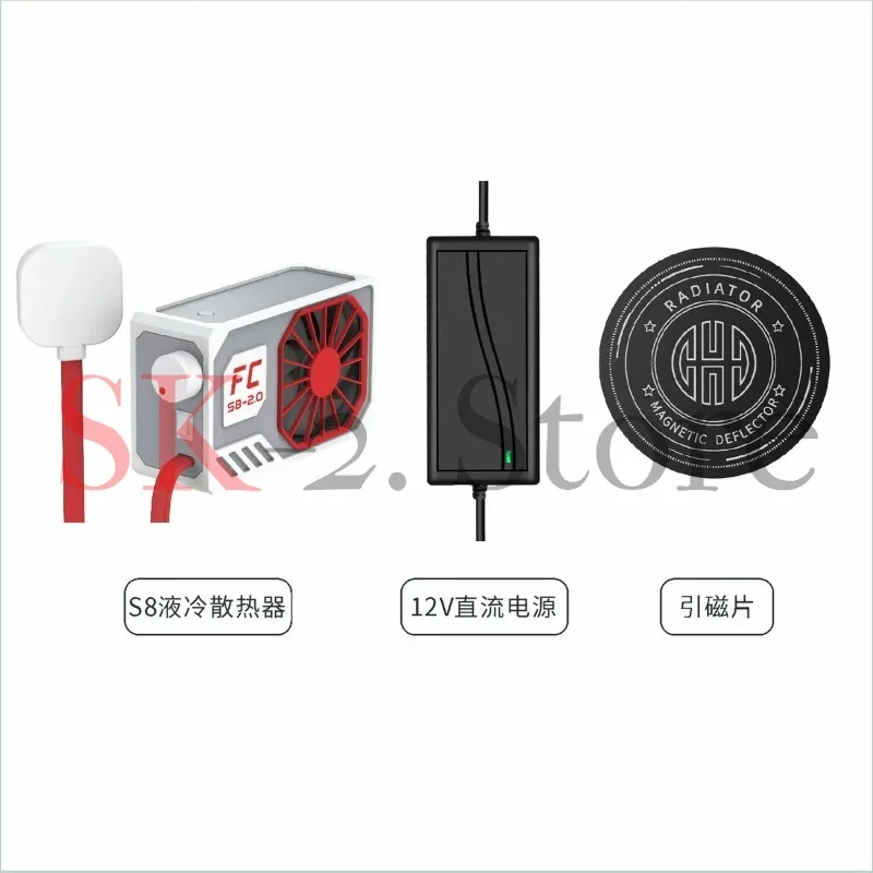 DIY Water Cooled Liquid Cooled Semiconductor Mobile Phone Tablet Magnetic High Power Game LIVE Ice Cooling Case