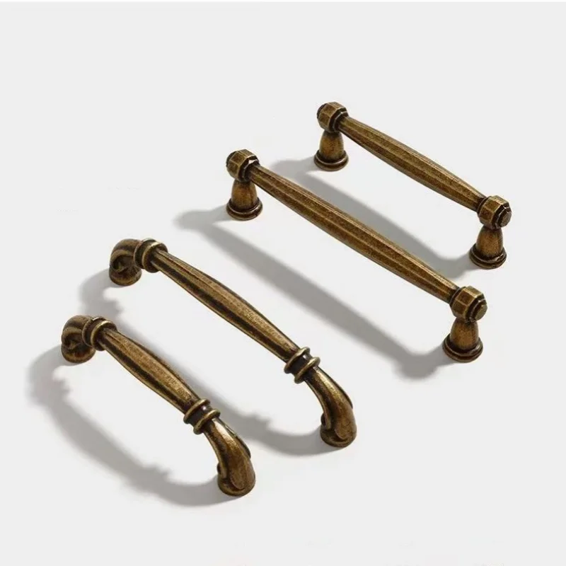 Antique Wardrobe Closet Door Pulls Kitchen Cabinet Storage Handles Dress Bedside Knobs Vintage Drawer Knobs Furniture Handles