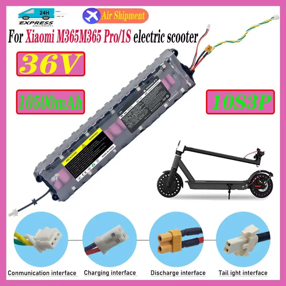 Li-ion Battery 36V 7.8Ah 60km Suitable For MiJia M365 Scooter Batterypack, Electric Scooter, Waterproof Bluetooth Communication