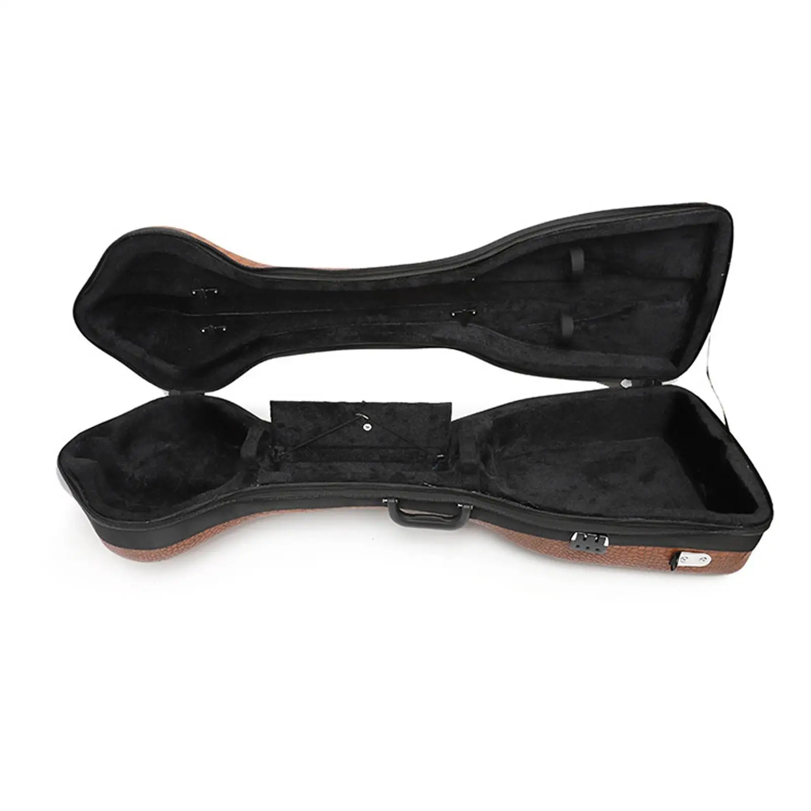 Hardshell Horsehead Fiddle Case 36x113cm Portable Music Box for Morin Khuur with Comfort Handle