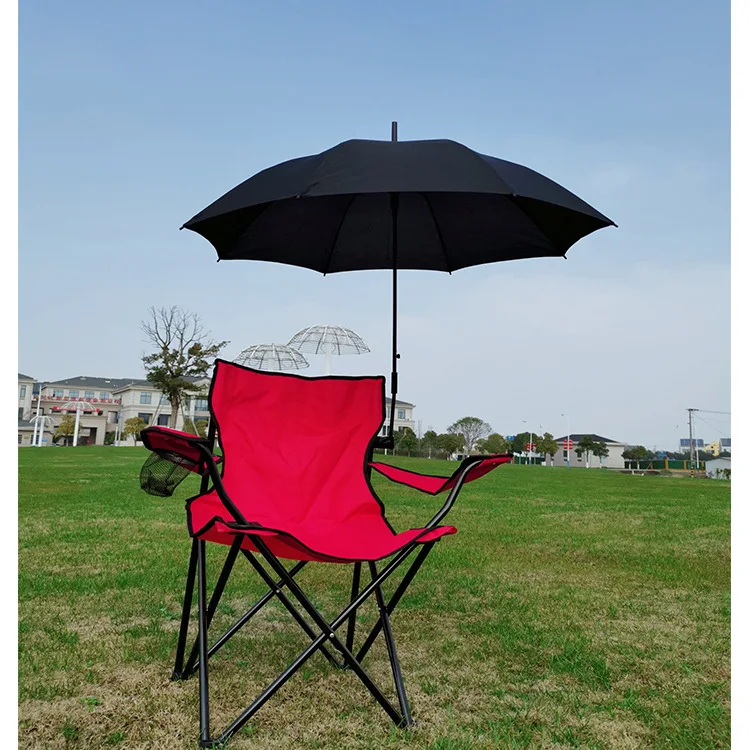 

23-дюймовый солнцезащитный козырек, увеличенный зонт для шезлонга с рулевым управлением, серебряный клей, зонт с защитой от ультрафиолета, уличный