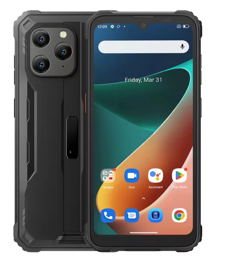 Smartphone robuste avec écran tactile, téléphone étanche, BV5300 PRO, 4 Go de RAM, 64 Go, Dean, 6.1 ", IP68