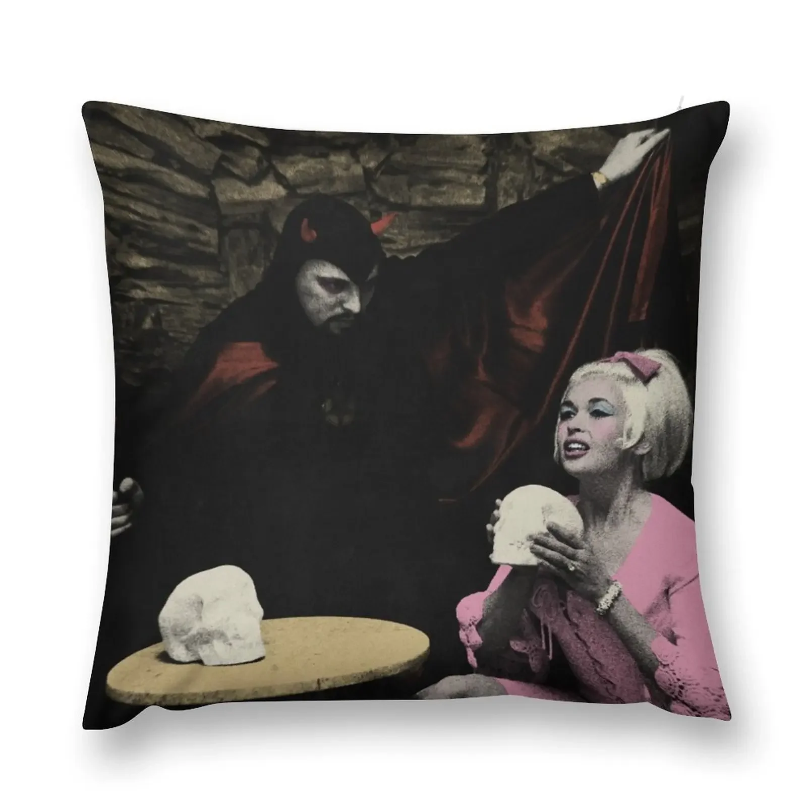 

Anton LaVey & Jayne Mansfield Throw Pillow Cushions For Children ornamental pillows for living room New year pillow