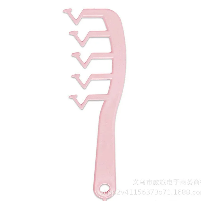 Peigne à cheveux moelleux, couverture fendue en forme de Z, peigne de coiffure instantané, volumateur de cheveux, frange bouclée et moelleuse, brosse de Massage, 1 pièces