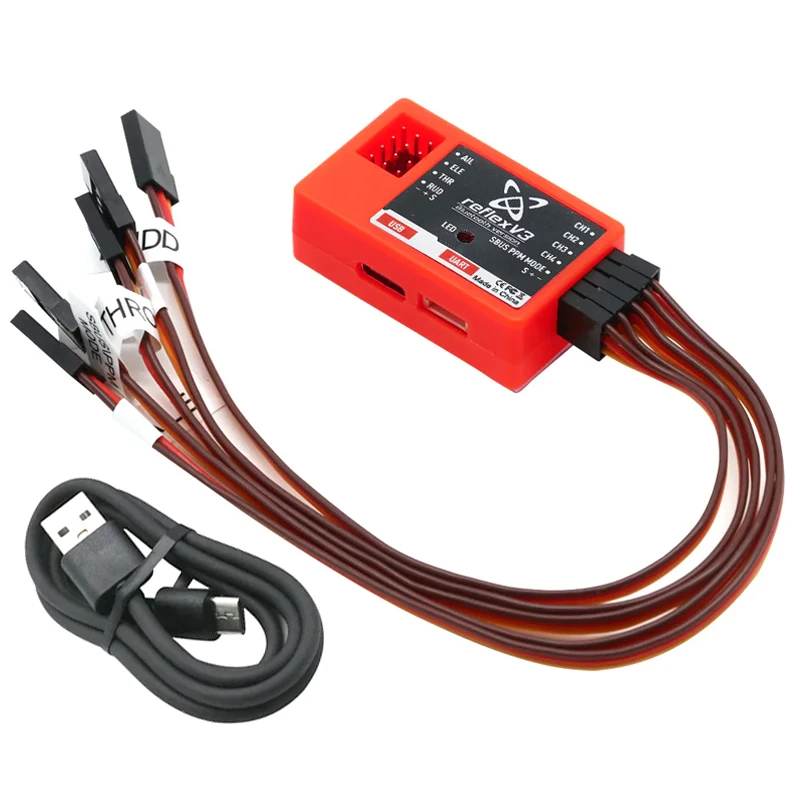 Reflex V3 Flight Controller Gyro Stabilizer for FMS Warbird RC Airplanes 70mm 80mm 980mm 1100mm 1400mm 1700mm 2000mm