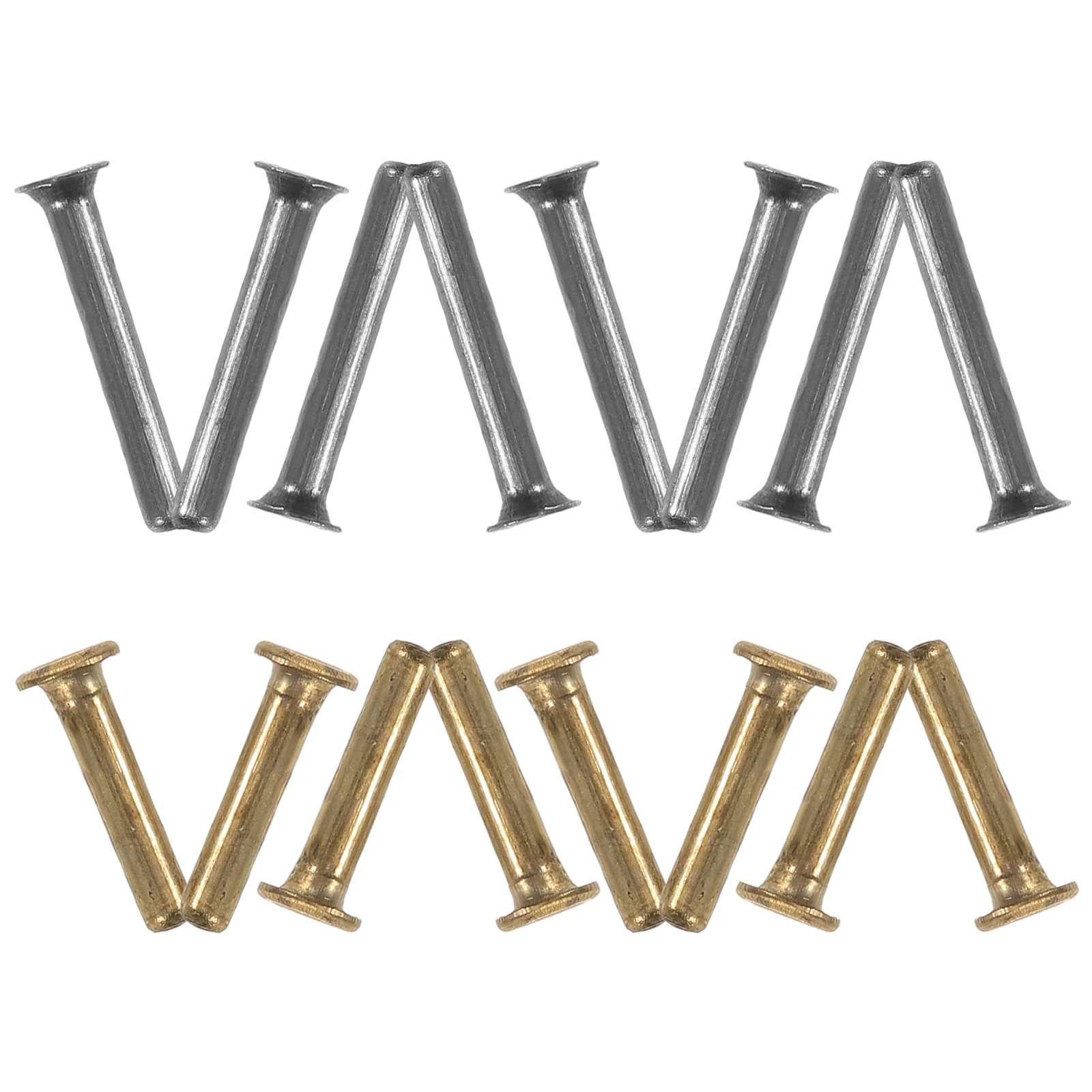 

16pcs Umbrella Silver Alloy Repair Parts Lightweight Compact Versatile Easy Rivets For Umbrella Ribs Use Kit