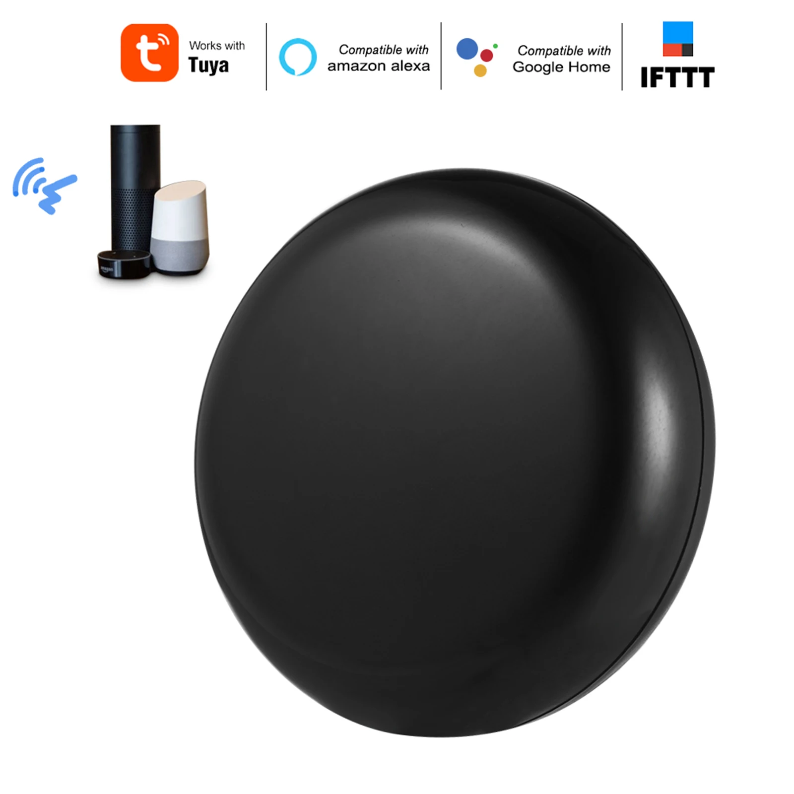 Smart Home Ir Afstandsbediening Wifi Voice Control Afstandsbediening Smart Life App Bediening Compatibel Met Alexa Assistent