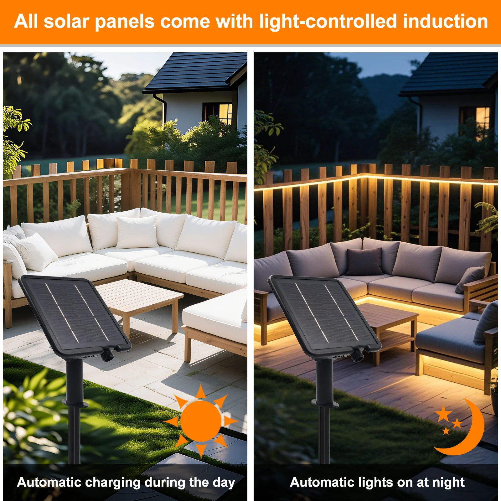 24V IP68 Waterproof Solar Neon LED Strip Light 2835 120LEDs/M Flex Neon Rope Light Warm White 1-10m LED Strip For Outdoor Garden