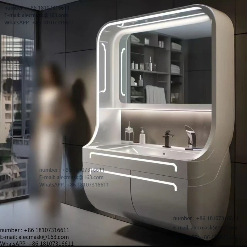 

Floor-to-ceiling face wash pool Ceramic integrated basin Wash table, wash basin cabinet