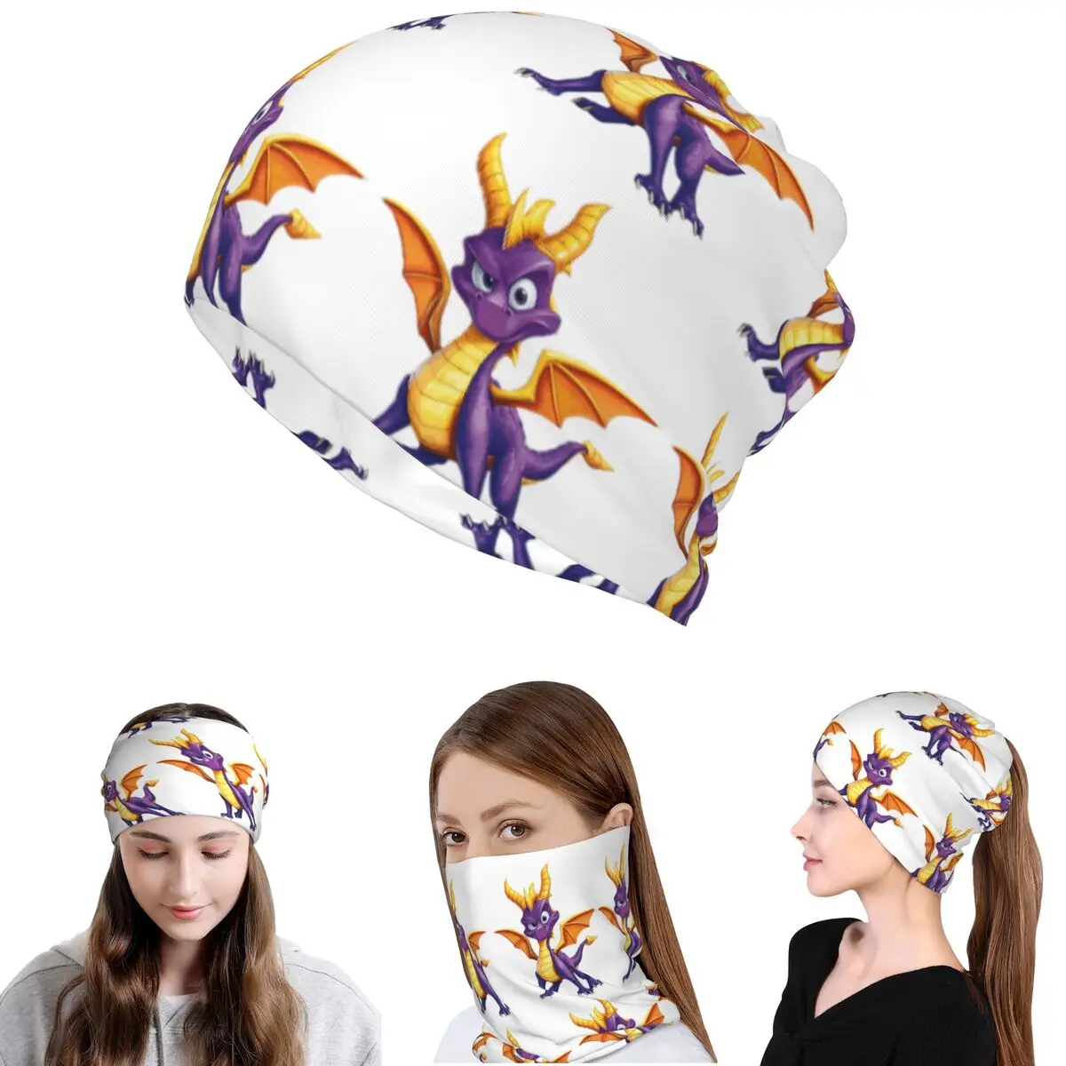 

Многофункциональный шарф-бандана Ice Spyro: волшебный шарф, повязка на голову, шапка-бини для мужчин, женщин и взрослых на зиму