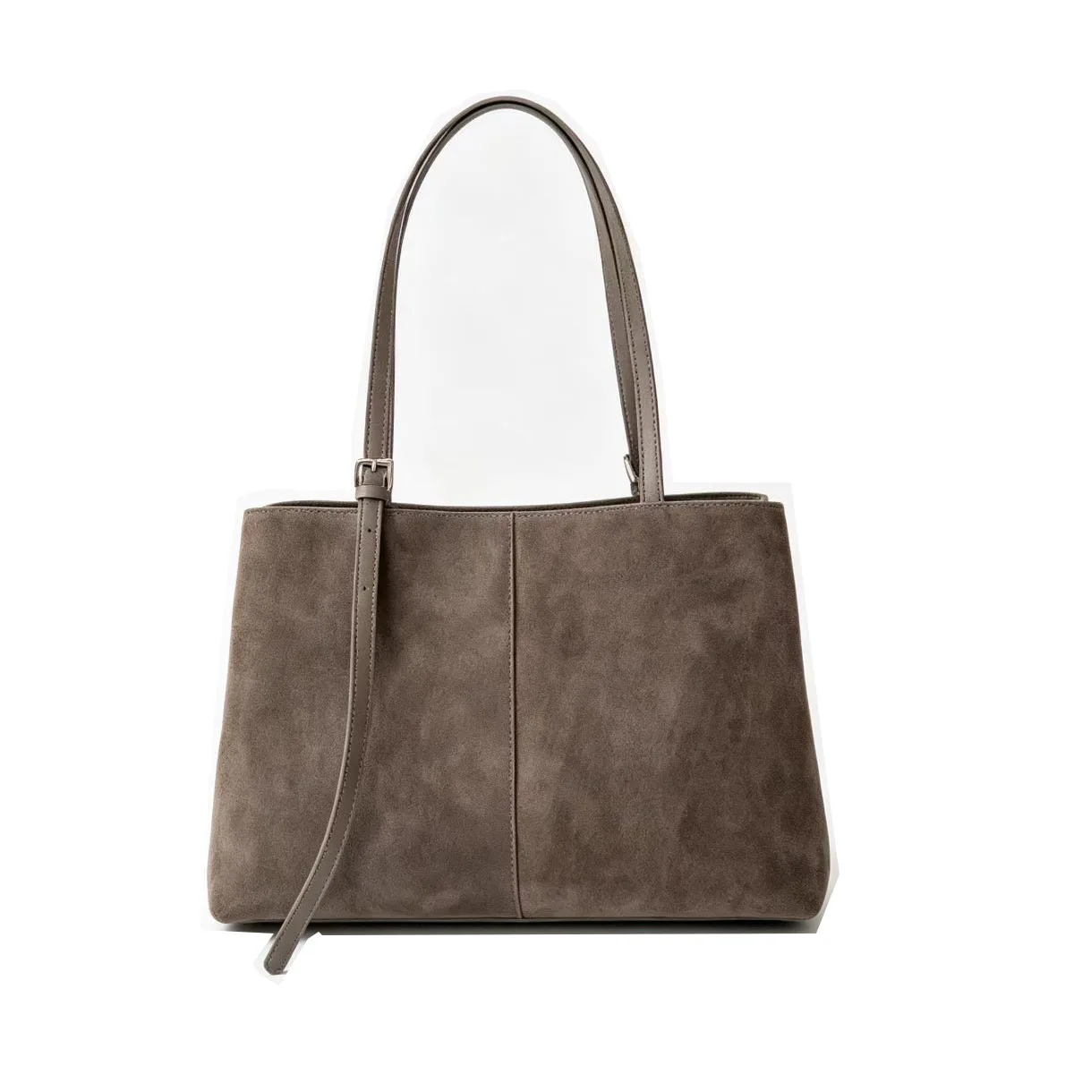 Patchwork Ladies Genuine Leather Handbag Multi-functional Women Tote Bag Autumn or Winter Suede and Cow Leather Shoulder Bag