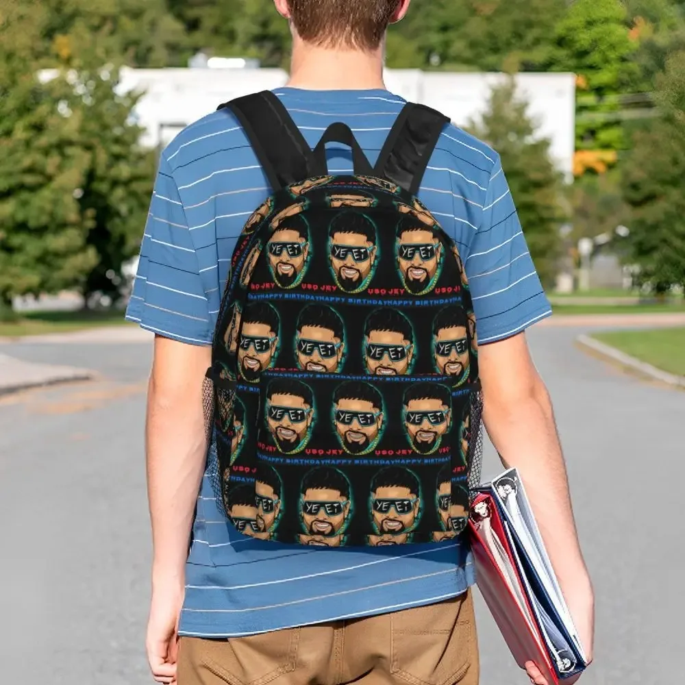 

Jey Uso Yeet Backpack Logo Backpack Fashion Shopping Bag Vintage Bags Personalized School Backpack for Students