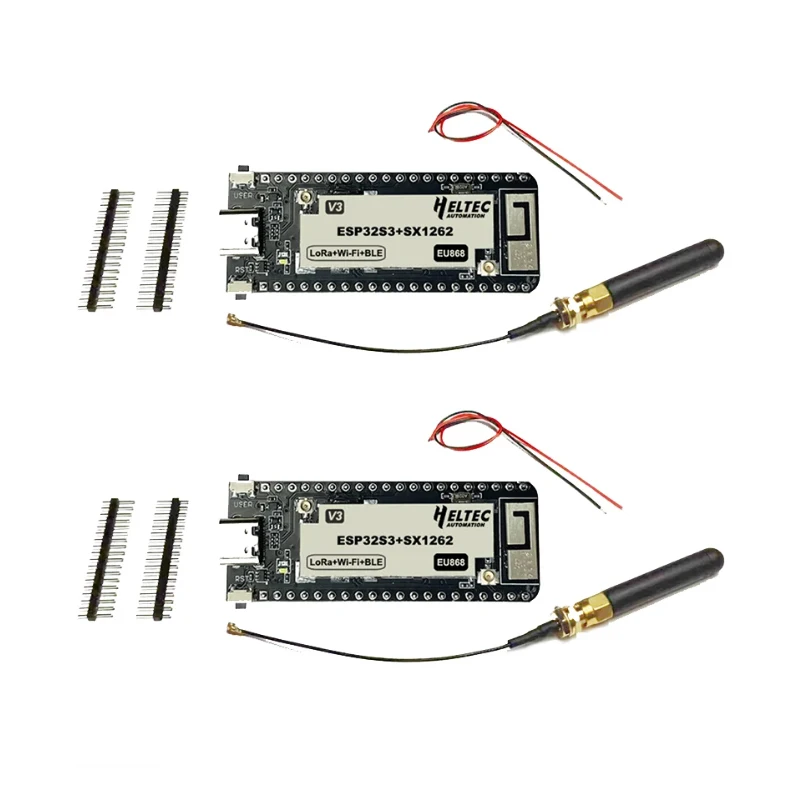 Imagem -06 - Placa de Desenvolvimento Lora para Arduino Wireless Stick Lite v3 Esp32-s3fn8 Sx1262 Wifi Ble Lora Pcs