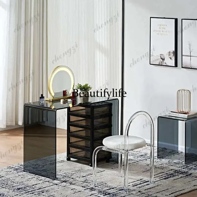 G153 Black Storage Dressing Table Luxury European Europa Clothing Dressing Table Drawers Cheap Coiffeuse De Chambre Organizer Ma