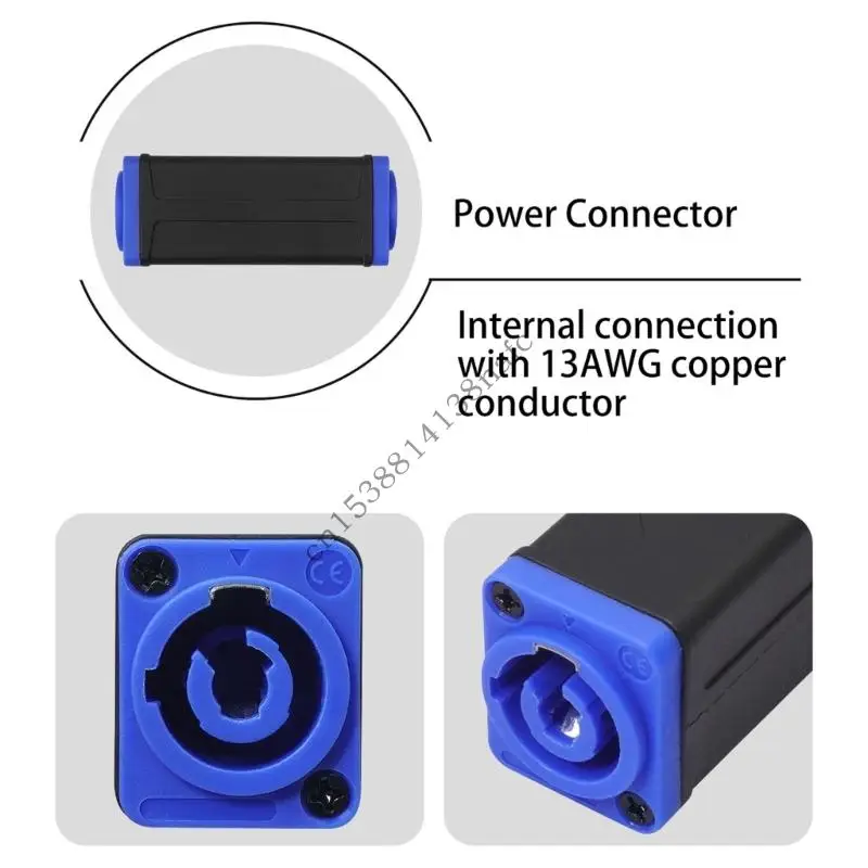 594F Blue Female Coupling Adapter Plastic Texture Suitable for Professional