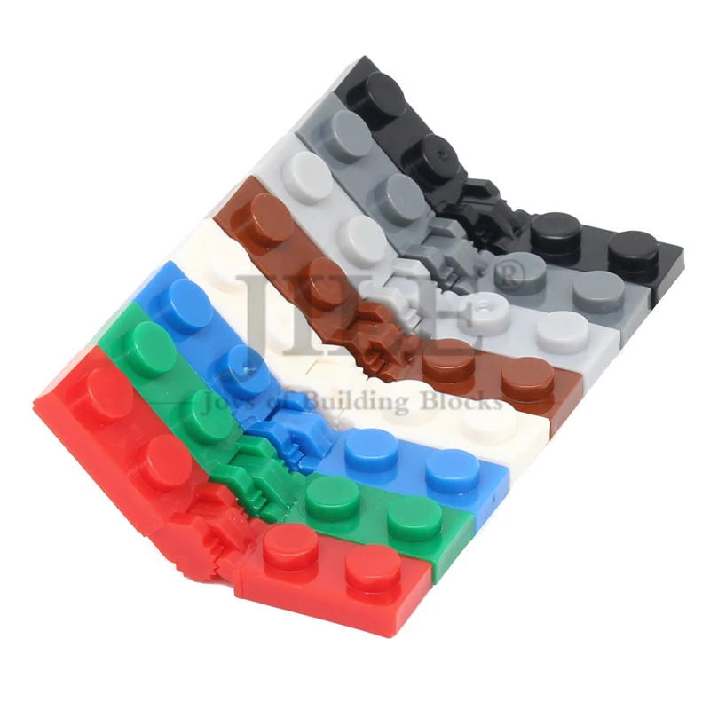 20pcs MOC Building Blocks Handles Plates 1x2 Locking with Hinge Lock 44301 44302 Compatible Technological Children DIY Brick Toy