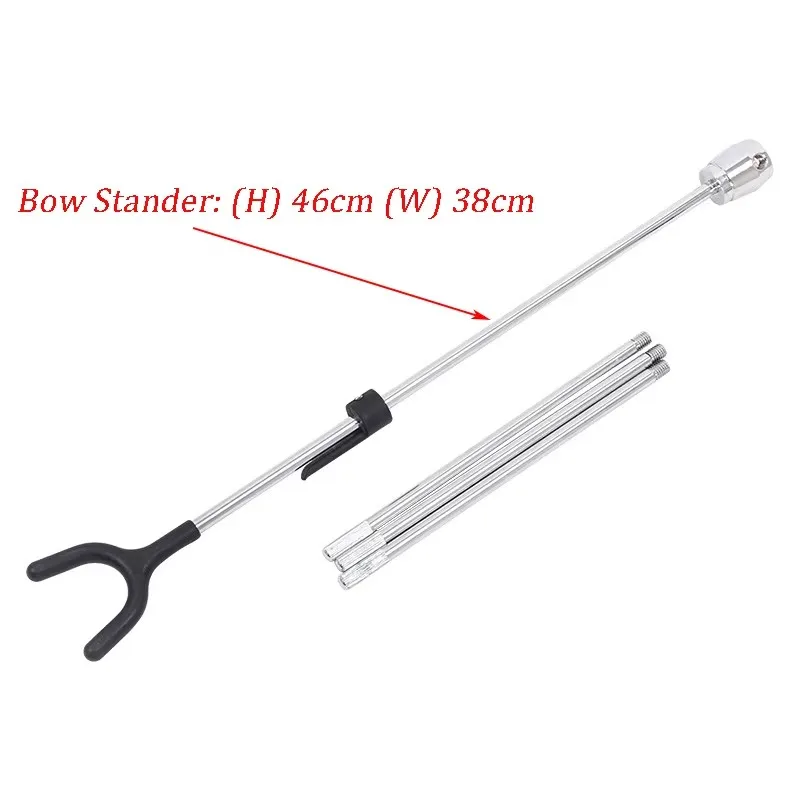 

New Recurve Bow Stander Metal Stainless Steel Assemble Recurve Bows Holder for Bow and Arrow Archery Accessories Support Device