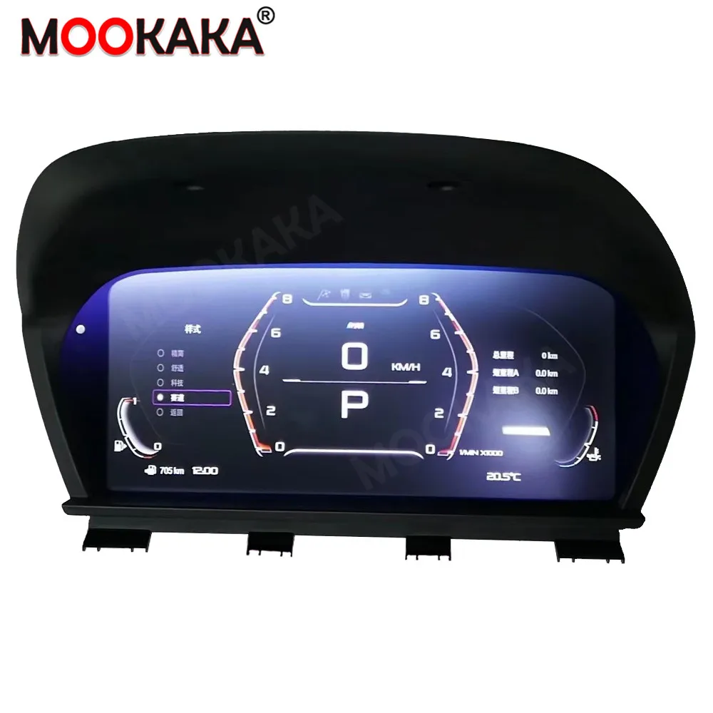 12.3 Kluster Digital LCD Dashboard Kokpit untuk BMW 1 F20 F21 2 F45 X1 F48 Panel Instrumen Multifungsi