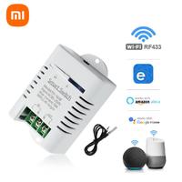 Smart TH16 Switch 16A Temperature And Humidity Monitoring WiFi Switch Wireless Control Compatible With Alexa Home