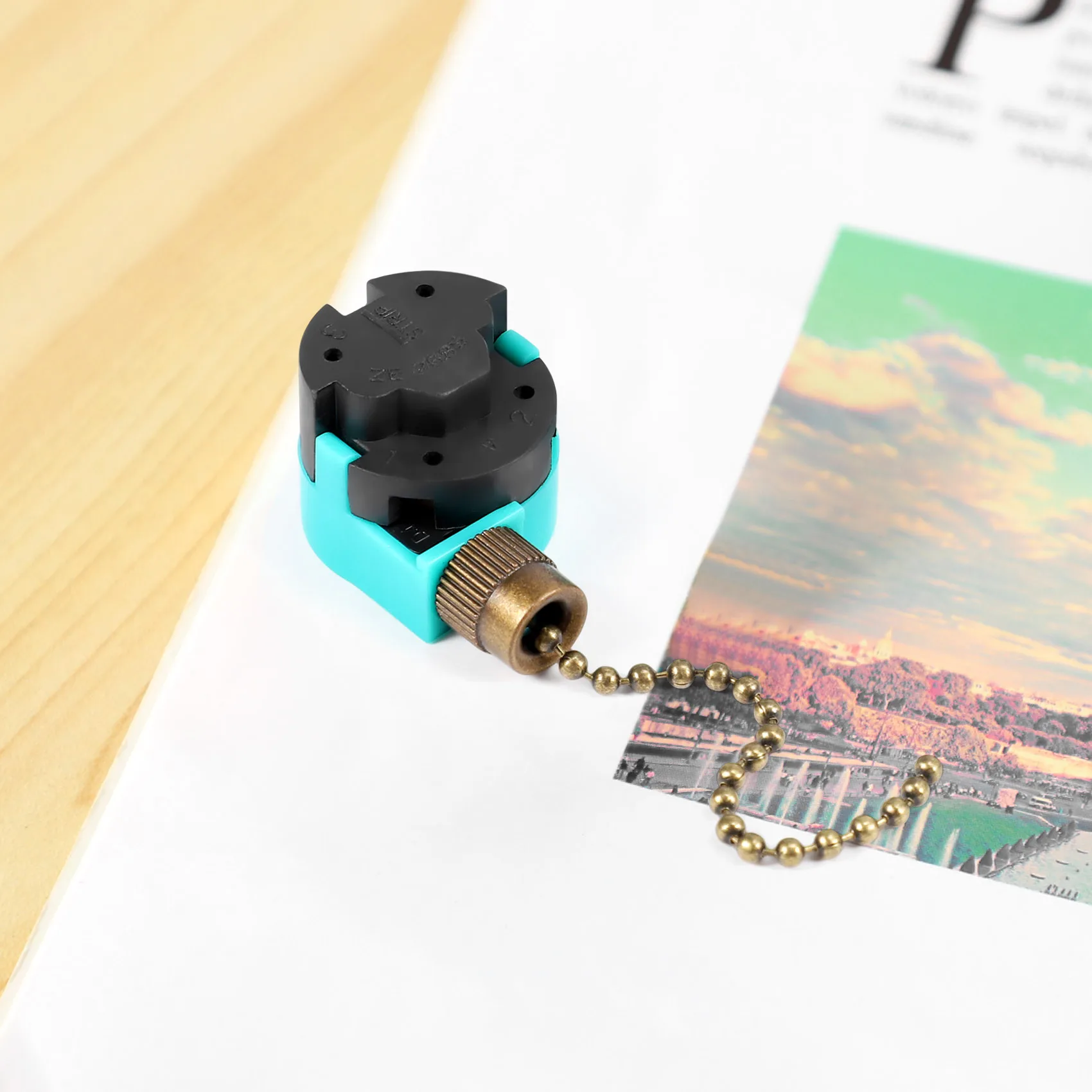 الجديد 3 حزمة مفتاح مروحة السقف 3 سرعة 4 سلك زينغ الأذن ZE-268S6 مروحة سحب سلسلة التبديل استبدال مفتاح التحكم في السرعة