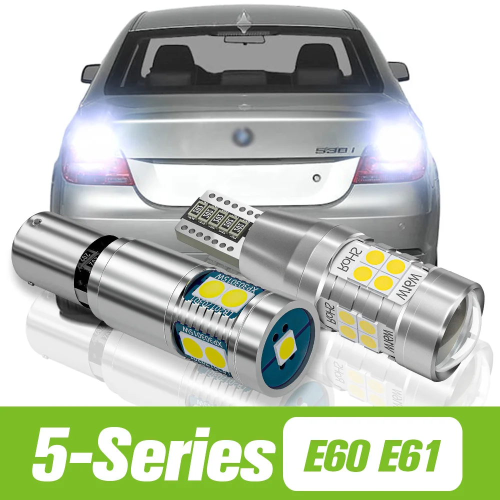 

2pcs For BMW 5 Series E60 E61 LED Reverse Light Backup Lamp 2002 2003 2004 2005 2006 2007 2008 2009 2010 Accessories