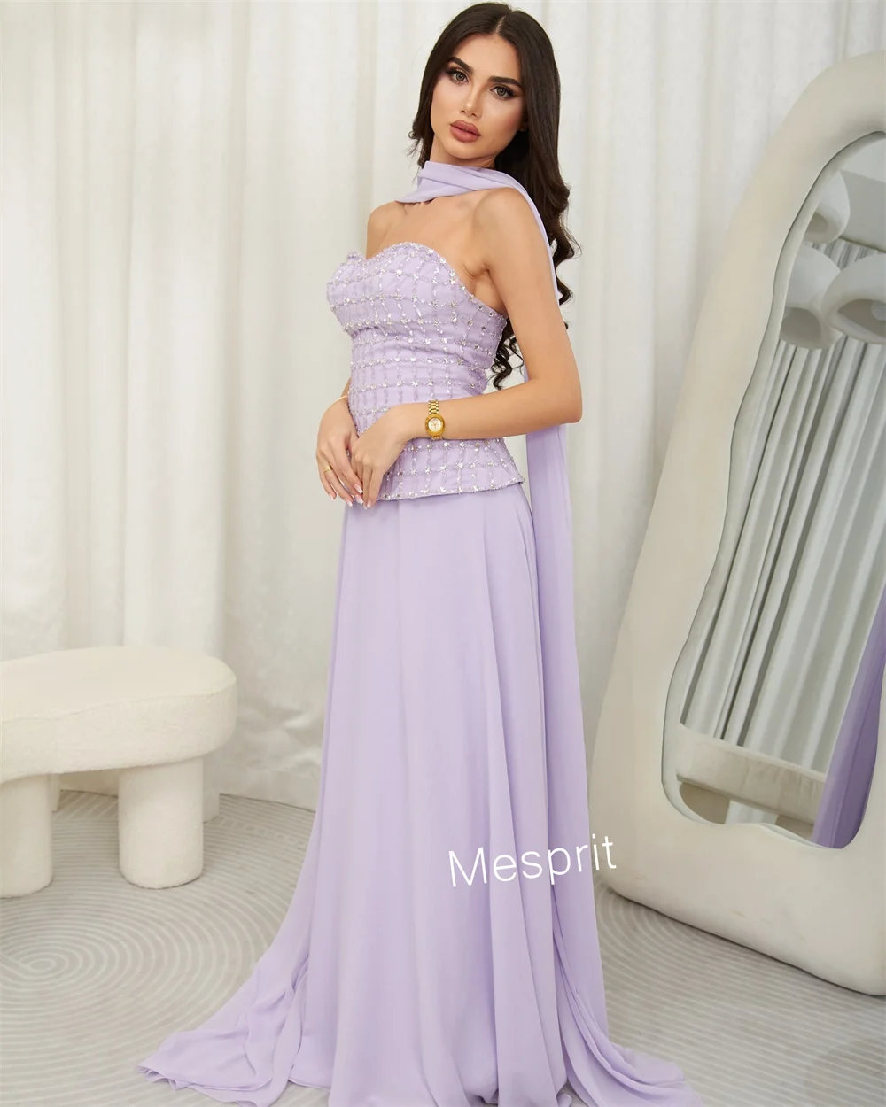 Jersey Pleat Draped Valentine's Day A-line One-shoulder Bespoke Occasion Gown Midi Dresses