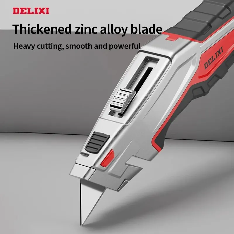 Sturdy Heavy-Duty All-Steel Foldable Electrician\'s Knife - Premium Utility Cutter for Cable Stripping, Wallpaper Cutting & More